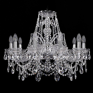 Подвесная люстра Bohemia Ivele Crystal 1411/10/240 Ni