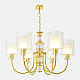 Подвесная люстра Crystal Lux ELENA SP6 GOLD