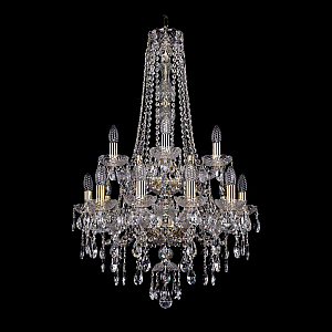 Подвесная люстра Bohemia Ivele Crystal 1415/10+5/200/h-92/2d G