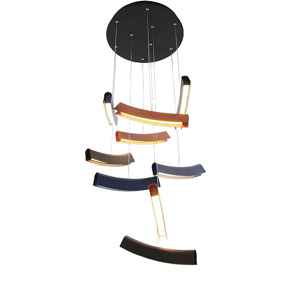 Подвесная светодиодная люстра Mizi'en Slim MZ31505-9-multi