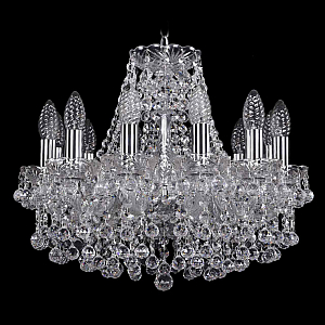 Подвесная люстра Bohemia Ivele Crystal 1409/12/141 Ni