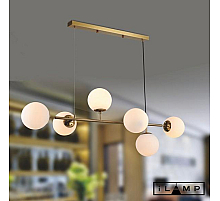 Подвесная люстра iLamp Golden 9136P/6 GL-WH