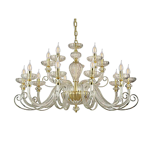 Подвесная люстра Newport 8620+5/C mat.soft gold clear М0071529