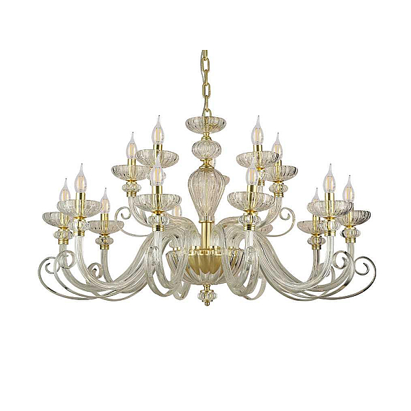 Подвесная люстра Newport 8620+5/C mat.soft gold clear М0071529