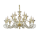 Подвесная люстра Newport 8620+5/C mat.soft gold clear М0071529
