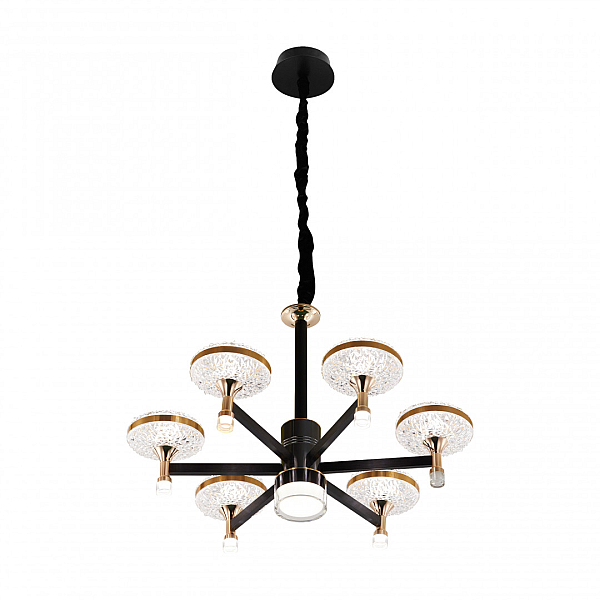 Подвесная люстра Arte Milano Ferrara 273059/6 BK/GD