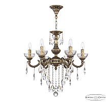 Подвесная люстра Bohemia Ivele Crystal AL78101/6/175 B AGB P Clear/M-1G