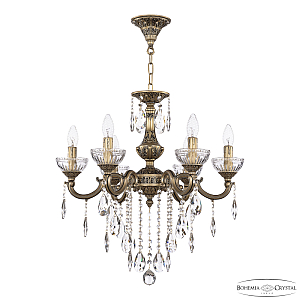 Подвесная люстра Bohemia Ivele Crystal AL78101/6/175 B AGB P Clear/M-1G