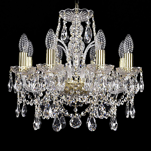 Подвесная люстра Bohemia Ivele Crystal 1411/8/141 G