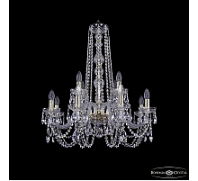 Подвесная люстра Bohemia Ivele Crystal 1402/8+4/240/h-76 G
