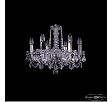 Подвесная люстра Bohemia Ivele Crystal 1402/6/160 Ni Leafs