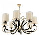 Подвесная люстра Arte Milano Florentia 302237/8 Bk/Gd