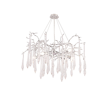 Подвесная люстра Crystal Lux REINA SP8 D1000 SILVER PATINA