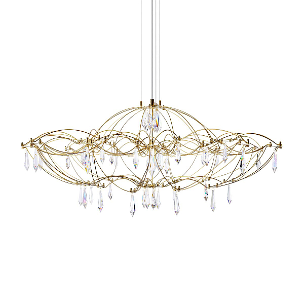 Подвесная люстра Loft IT Mira 10586/900 Gold Asfour