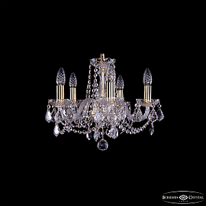 Подвесная люстра Bohemia Ivele Crystal 1402/5/141 G Leafs