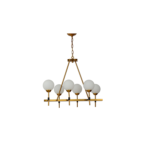 Подвесная люстра Lumina Deco Aldono LDP 7004-6 MD+BK