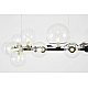 Подвесная люстра Lumina Deco LDP 7033-24 BK+CL