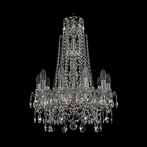 Подвесная люстра Bohemia Ivele Crystal 1411/10/141/XL-66 Ni