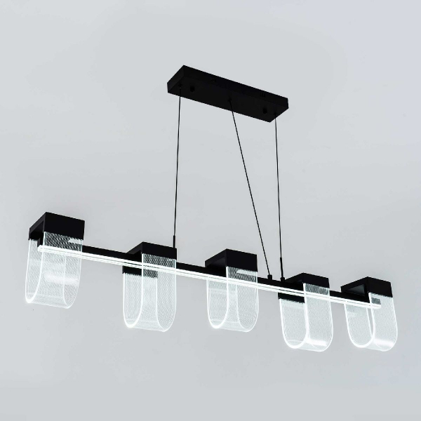 Подвесная люстра LED4U L7707-1200 BK Подвесная люстра LED4U L7707-1200 BK