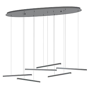 Подвесная люстра Eglo Lindoza 39915