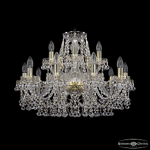 Подвесная люстра Bohemia Ivele Crystal 1409/10+5/240 G
