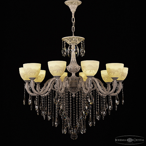 Подвесная люстра Bohemia Ivele Crystal AL79101/10/300 B WMN P1 U Horse