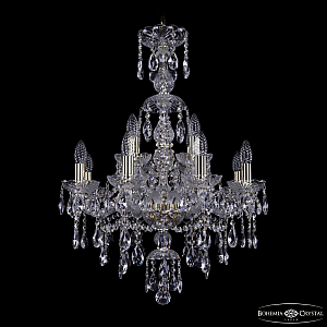 Подвесная люстра Bohemia Ivele Crystal 1415/8+4/200/XL-76 G
