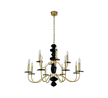 Подвесная люстра Newport Vanessa 3878+4/С brass М0070883