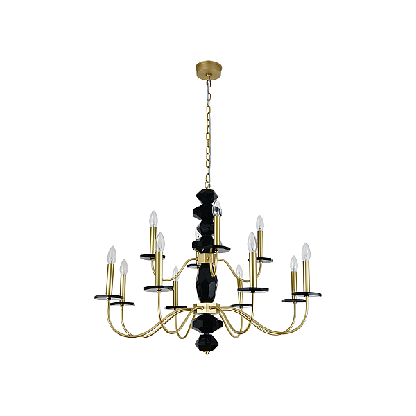 Подвесная люстра Newport Vanessa 3878+4/С brass М0070883