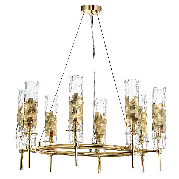 Подвесная люстра Crystal Lux Primavera SP8 Gold