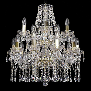 Подвесная люстра Bohemia Ivele Crystal 1413/10+5/200/2d G