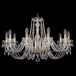 Подвесная люстра Bohemia Ivele Crystal 1402/10/300 G