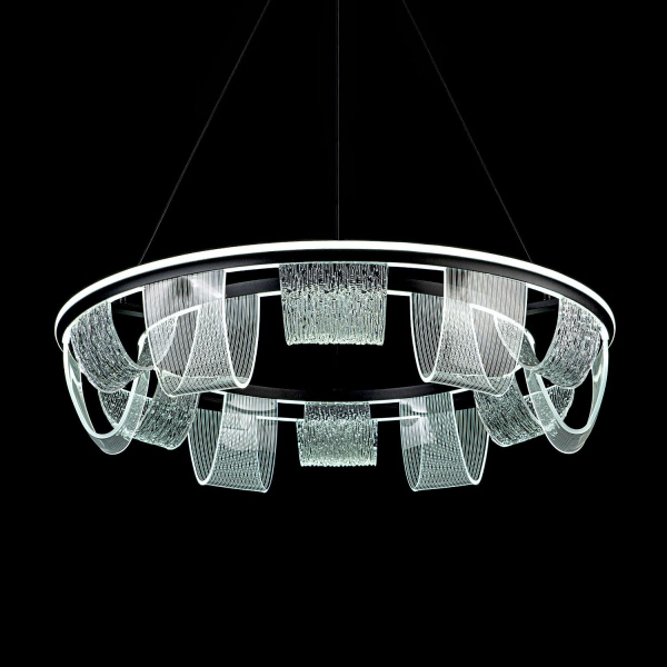 Подвесная люстра LED4U L7706-800 BK Подвесная люстра LED4U L7706-800 BK