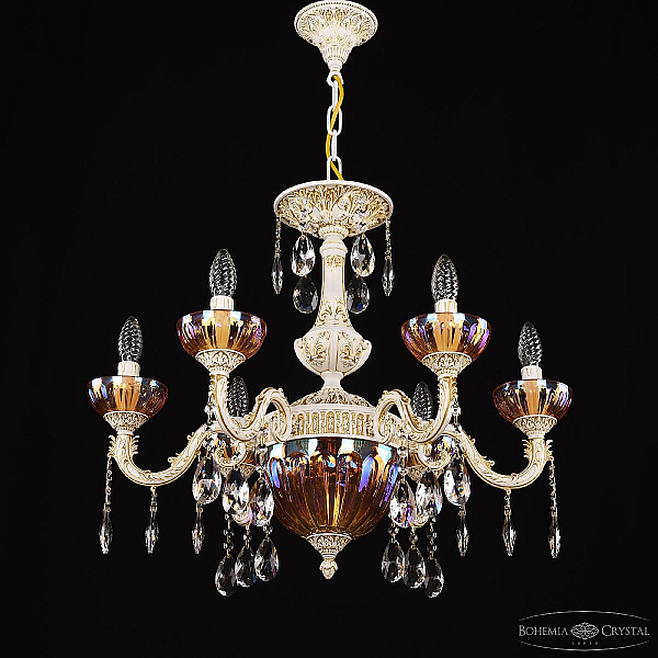 Подвесная люстра Bohemia Ivele Crystal AL79101P/6/175 A WMG P Shampan/M-1H