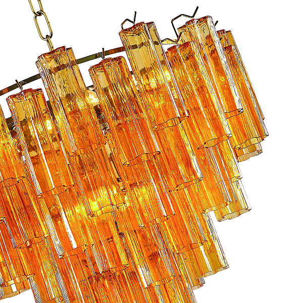 Подвесная люстра Delight Collection OWD2093-D75 gold/amber