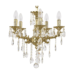 Подвесная люстра Bohemia Ivele Crystal Verona 72116/5/125 B G