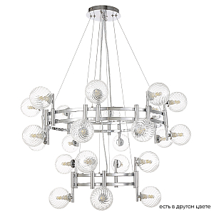 Подвесная люстра Crystal Lux LUXURY SP16+8 CHROME