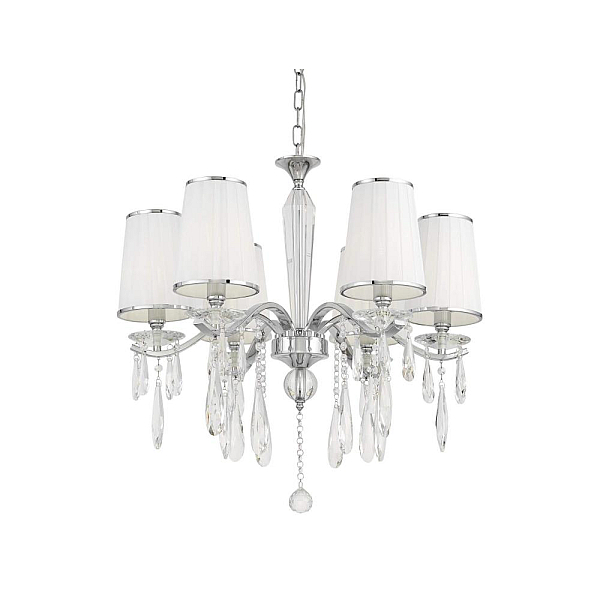 Подвесная люстра Lumina Deco Alessia LDP 1726-6 CHR