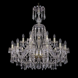 Подвесная люстра Bohemia Ivele Crystal 1403/12+6/300/XL-95 G