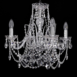 Подвесная люстра Bohemia Ivele Crystal 1411/4/160 Ni