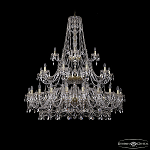 Подвесная люстра Bohemia Ivele Crystal 1411/20+10+5/530/3d G