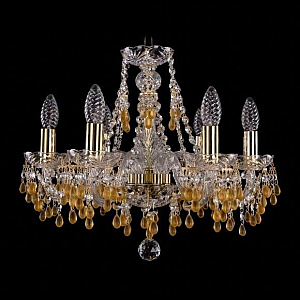 Подвесная люстра Bohemia Ivele Crystal 1410/6/160 G V1003