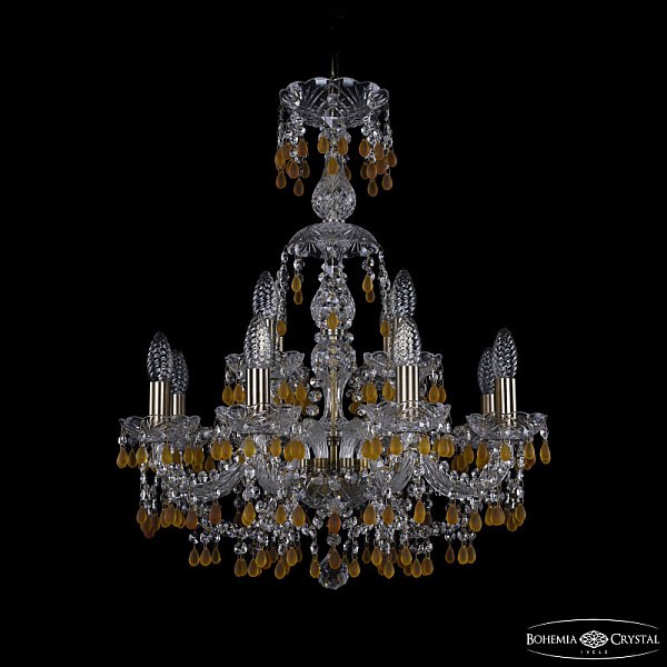Подвесная люстра Bohemia Ivele 1410/8+4/195/XL-66 Pa V1003