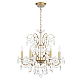Подвесная люстра Crystal Lux Odelis SP6 Gold