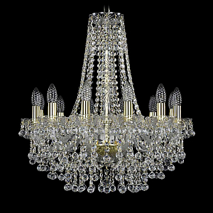 Подвесная люстра Bohemia Ivele Crystal 1409/12/195/h-63 G