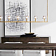 Подвесная люстра Imperium Loft Rh Boule De Cristal Linear Chandelier 6 Nickel 240203-22