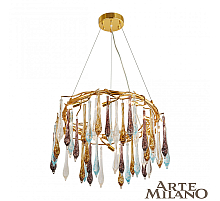 Подвесная люстра Arte Milano 500.D800.H350.G9.10 G