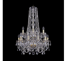 Подвесная люстра Bohemia Ivele Crystal 1411/10+5/195/h-83/2d G