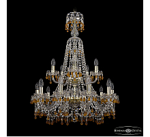 Подвесная люстра Bohemia Ivele Crystal 1410/10+5/240/XL-91/2d G V1003