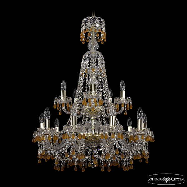 Подвесная люстра Bohemia Ivele 1410/10+5/240/XL-91/2d G V1003
